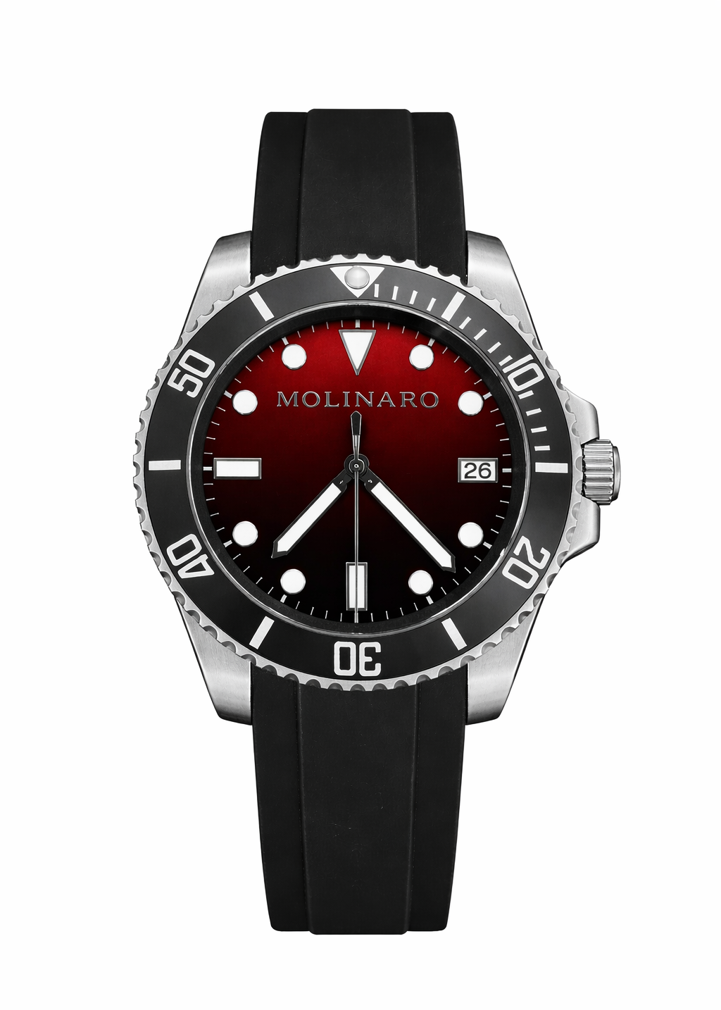PRIMO - Red Gradient Dial / Black Bezel